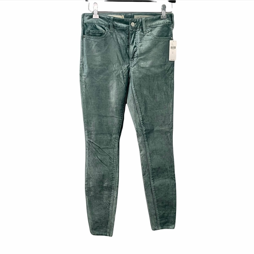 NWT PILCRO High Rise Skinny Velvet Ankle Jeans Size 25